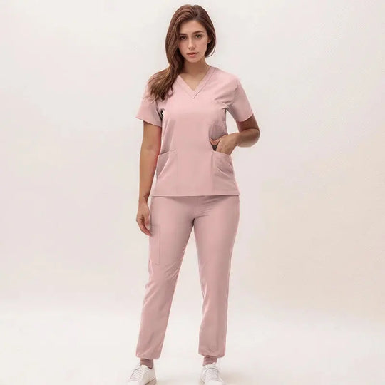2025 new v-neck nursing scrubs, jogging pants, surgical scrubs sets, dentist nursing scrubs, hospital scrubs, hospital scrubs S21 MedSurgery Store For Digital Health