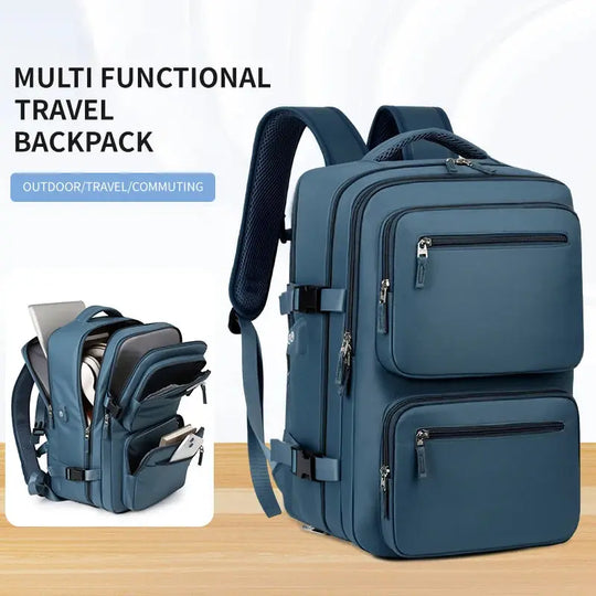 Large travel backpack for women and men, cabin bag, multifunctional waterproof airplane backpack with USB charging, anti-theft backpack MedSurgery Store For Digital Health