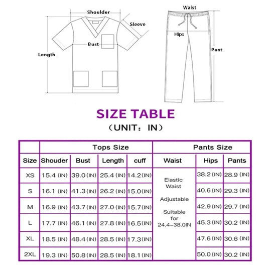 Set of medical uniforms for men and women, workwear for doctors, nurses, dental clinic, beauty salon CJdropshipping