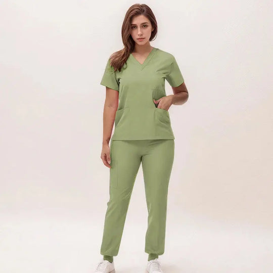 2025 new v-neck nursing scrubs, jogging pants, surgical scrubs sets, dentist nursing scrubs, hospital scrubs, hospital scrubs S21 MedSurgery Store For Digital Health