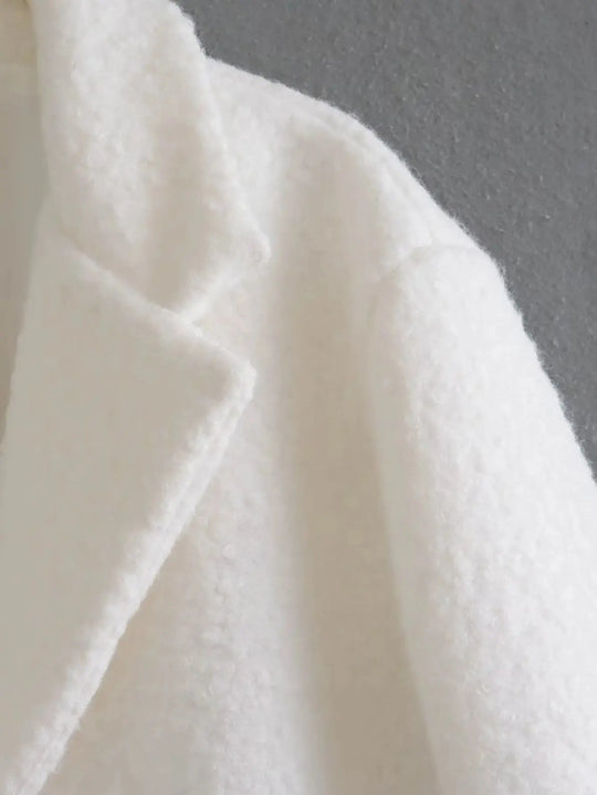 2025 Women's wool long cardigan Autumn Winter women's cashmere coat medium long wool blends long sleeve elegant single breasted clothing MedSurgery Store For Digital Health