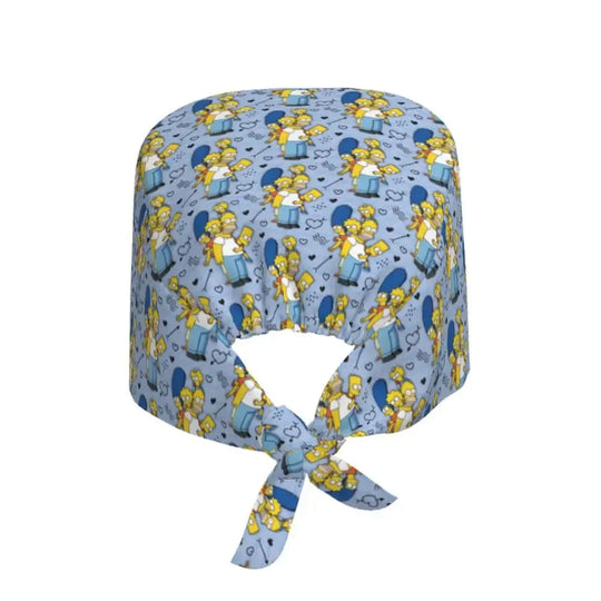 Personalized adjustable work cap with brain explosion, Simpsons surgical cap, surgical cap for nursing, doctor, surgeon, for Chef MedSurgery Store For Digital Health