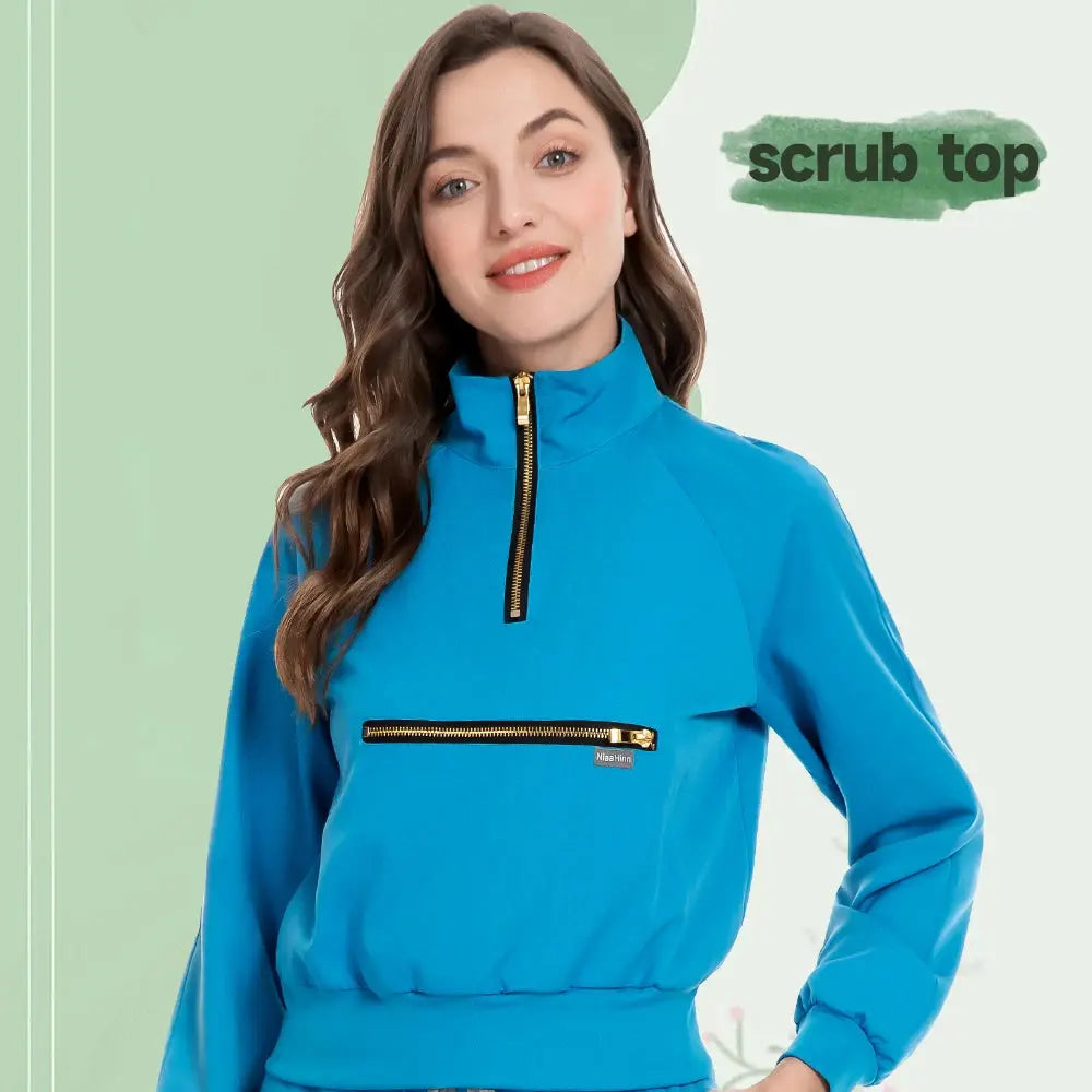 MSORMOSIA Elite Surgical Jacket - Elastic Scrub Jacket with Professional Pockets (MSO-42035-37) CJdropshipping