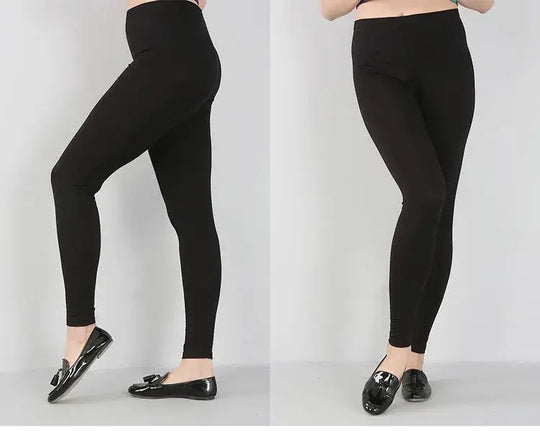 Women's bamboo fiber stretch leggings, nine point pants, casual, plus size, spring, summer and fall, new from 2024 DSers Fulfillment
