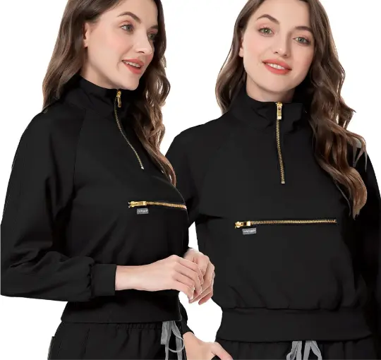 MSORMOSIA Elite Surgical Jacket - Elastic Scrub Jacket with Professional Pockets (MSO-42035-37) CJdropshipping
