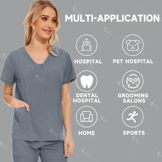 Wholesale medical uniforms, jogging suit, doctor and nurse scrubs set, Hospital surgical scrubs, multicolor suits for women dsers-fulfillment-service