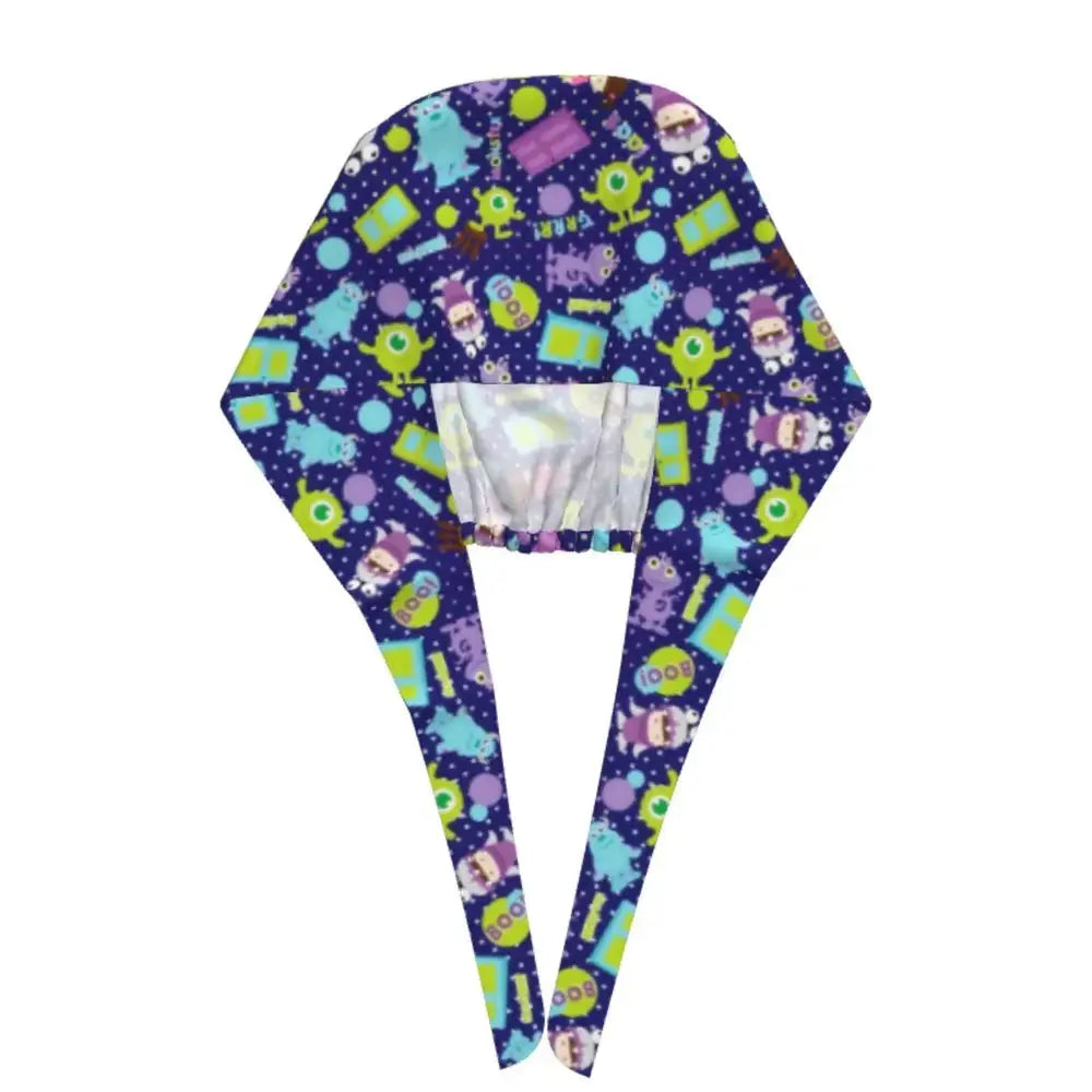 Customized adjustable work cap with Monsters University cartoon, surgical cap for men and women, surgical cap for nursing, doctor and surgeon MedSurgery Store For Digital Health