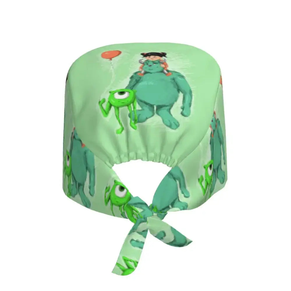Customized adjustable work cap with Monsters University cartoon, surgical cap for men and women, surgical cap for nursing, doctor and surgeon MedSurgery Store For Digital Health