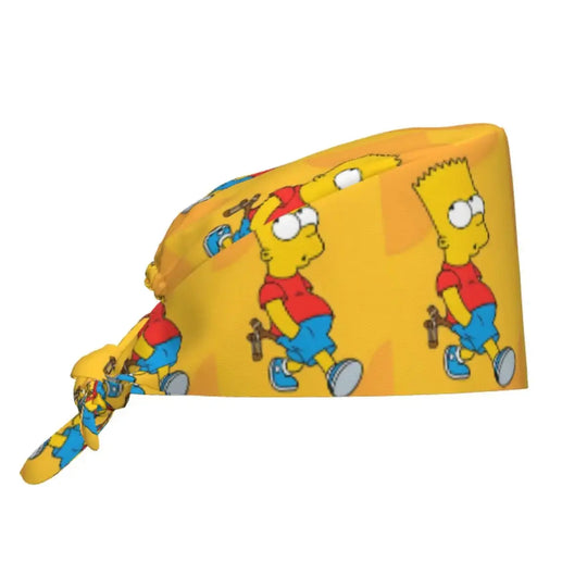 Personalized adjustable work cap with brain explosion, Simpsons surgical cap, surgical cap for nursing, doctor, surgeon, for Chef MedSurgery Store For Digital Health