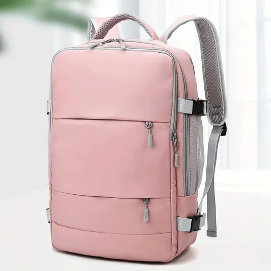 Women's large capacity travel backpack, multifunction, shoe storage, multi-layer, dry and wet separation, waterproof MedSurgery Store For Digital Health
