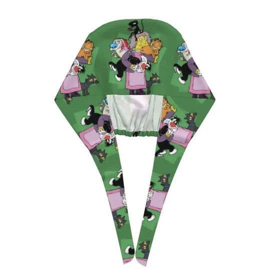 Customized The Simpsons Cartoon Cartoon Medical Staff Scrubs Hat Men Women Doctor Nursing Surgical Scrub Caps MedSurgery Store For Digital Health