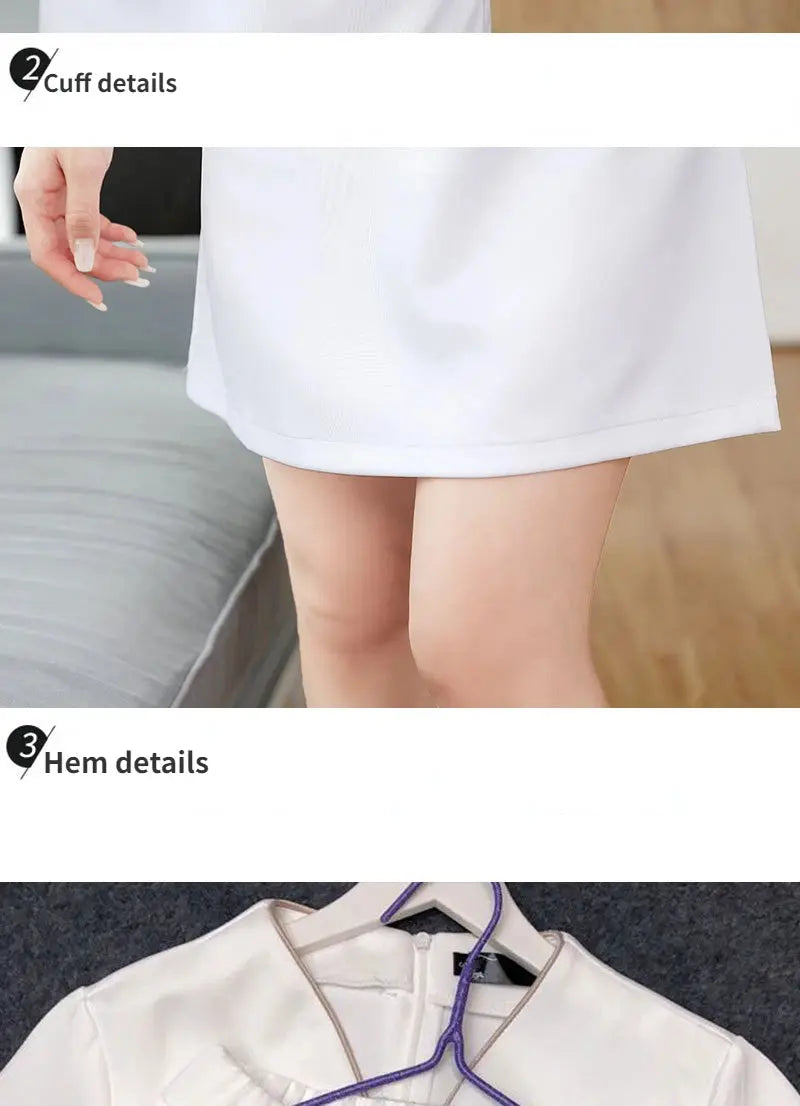 Summer aesthetic uniform, short sleeve beauty salon suit, women's spa beautician clothing, Hotel massage workwear, Korean jumpsuits-BC MedSurgery Store For Digital Health
