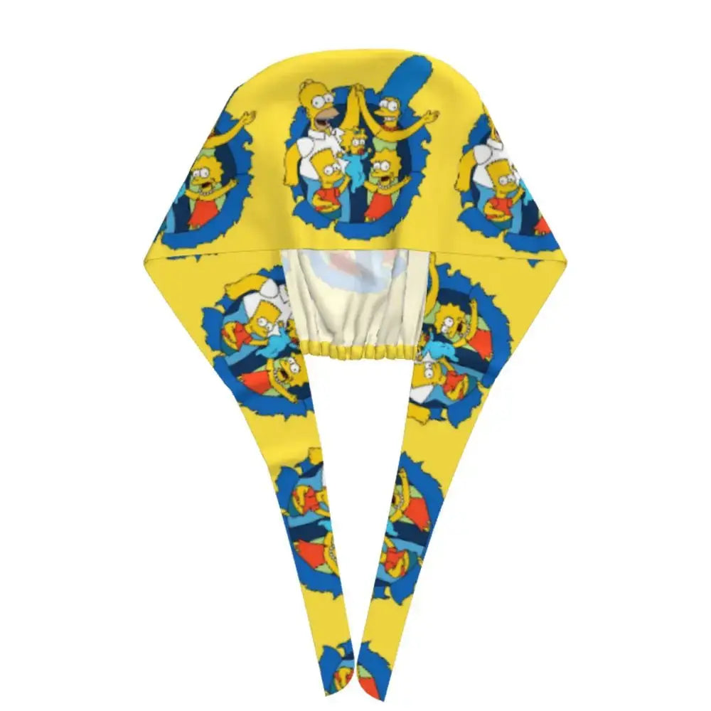 Customized The Simpsons Cartoon Cartoon Medical Staff Scrubs Hat Men Women Doctor Nursing Surgical Scrub Caps MedSurgery Store For Digital Health