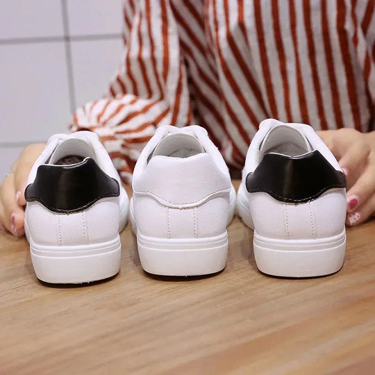 Fashionable white breathable running shoes for women, new casual lace-up shoes with embroidered flowers for spring and autumn MedSurgery Store For Digital Health