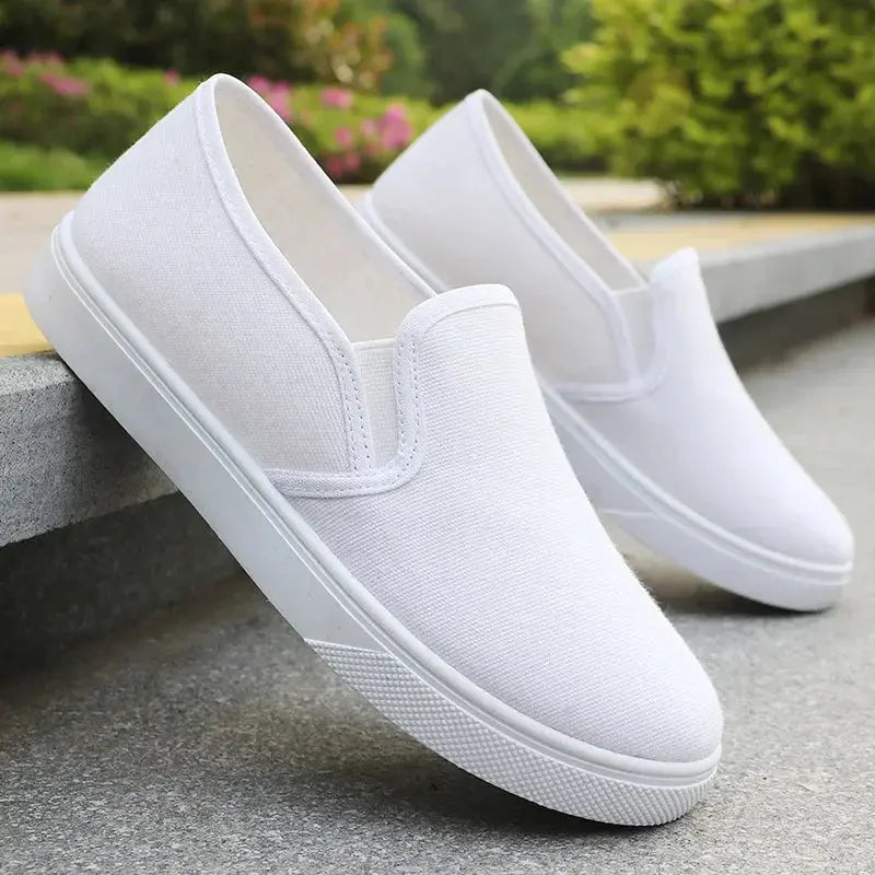 Women's shoes, traditional summer breathable fabric shoes, slip-resistant, white, free shipping MedSurgery Store For Digital Health