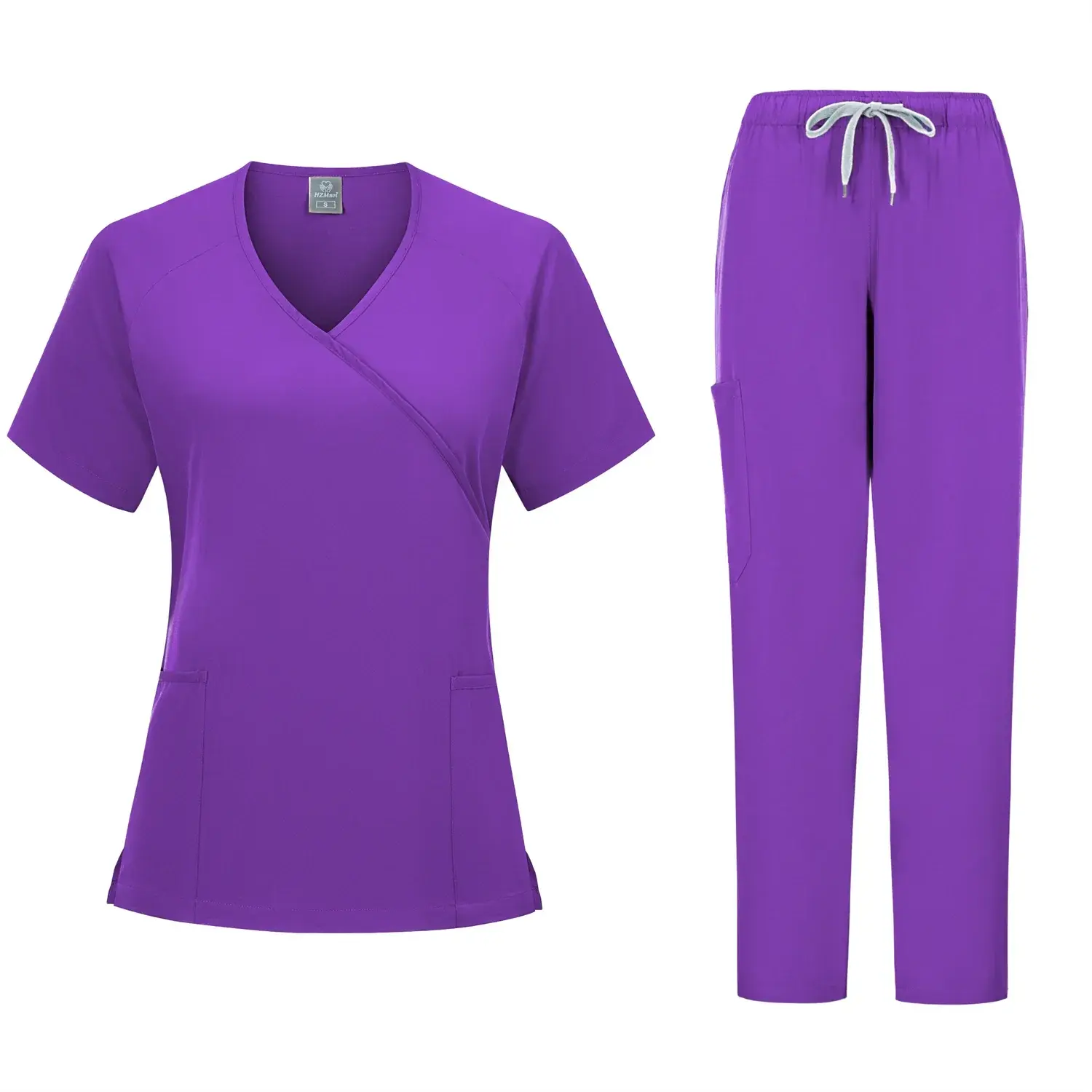 New medical scrubs set, doctor uniform, scrubs, surgery coveralls, beauty salon workwear, dentistry workwear set CJdropshipping.