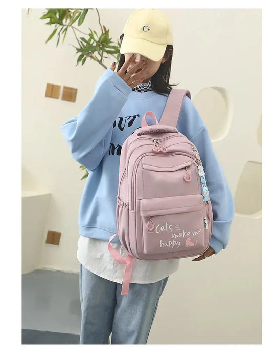 Girls school backpack, children's backpack, boy, teenager, primary class school backpack, women's backpack, teenage backpack kit MedSurgery Store For Digital Health