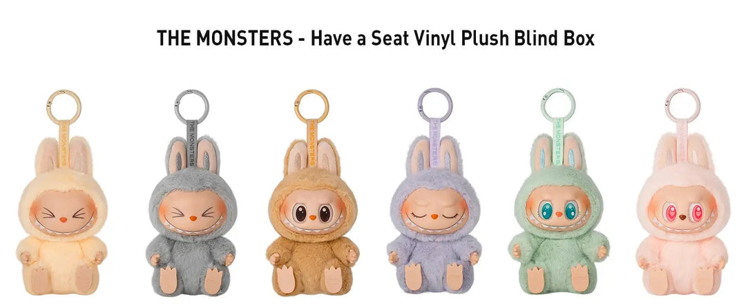 100% Authentic POP MART The Monsters-Have A Seat, Vinyl Plush Blind Box, Single Box, Random Collectible Toy, Gift Clothing MedSurgery Store For Digital Health