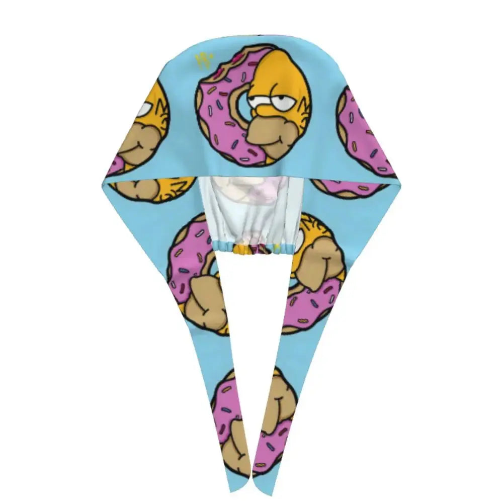 Customized The Simpsons Cartoon Cartoon Medical Staff Scrubs Hat Men Women Doctor Nursing Surgical Scrub Caps MedSurgery Store For Digital Health