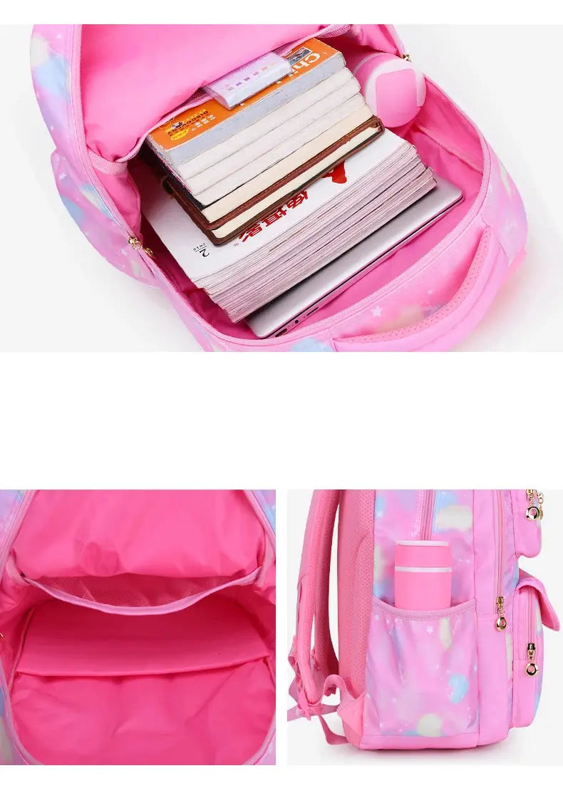 Girls school backpack, children's backpack, boy, teenager, primary class school backpack, women's backpack, teenage backpack kit MedSurgery Store For Digital Health