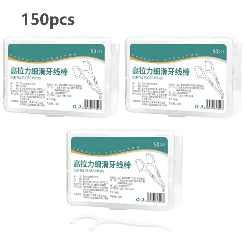 1/2/5/10 portable disposable dental floss box, plastic toothpick, high tension dental floss stick, dental floss box Oral Care MedSurgery Store For Digital Health