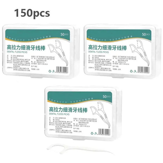 1/2/5/10 portable disposable dental floss box, plastic toothpick, high tension dental floss stick, dental floss box Oral Care MedSurgery Store For Digital Health