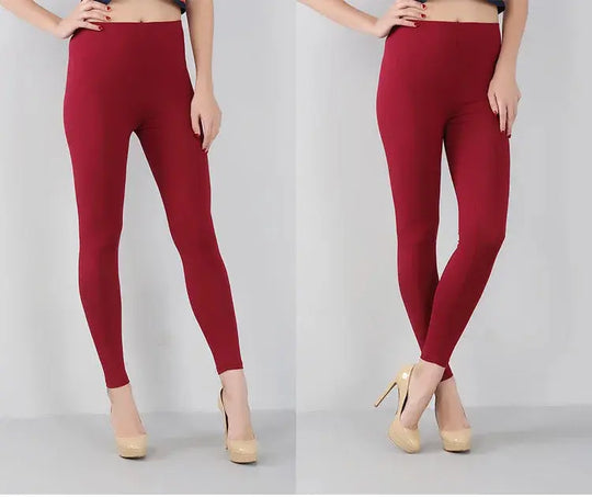Women's bamboo fiber stretch leggings, nine point pants, casual, plus size, spring, summer and fall, new from 2024 DSers Fulfillment