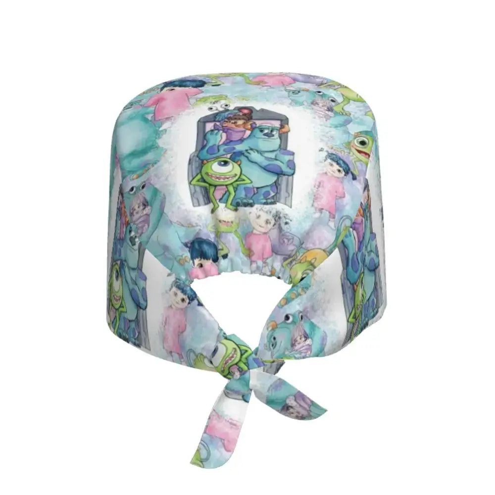 Customized adjustable work cap with Monsters University cartoon, surgical cap for men and women, surgical cap for nursing, doctor and surgeon MedSurgery Store For Digital Health