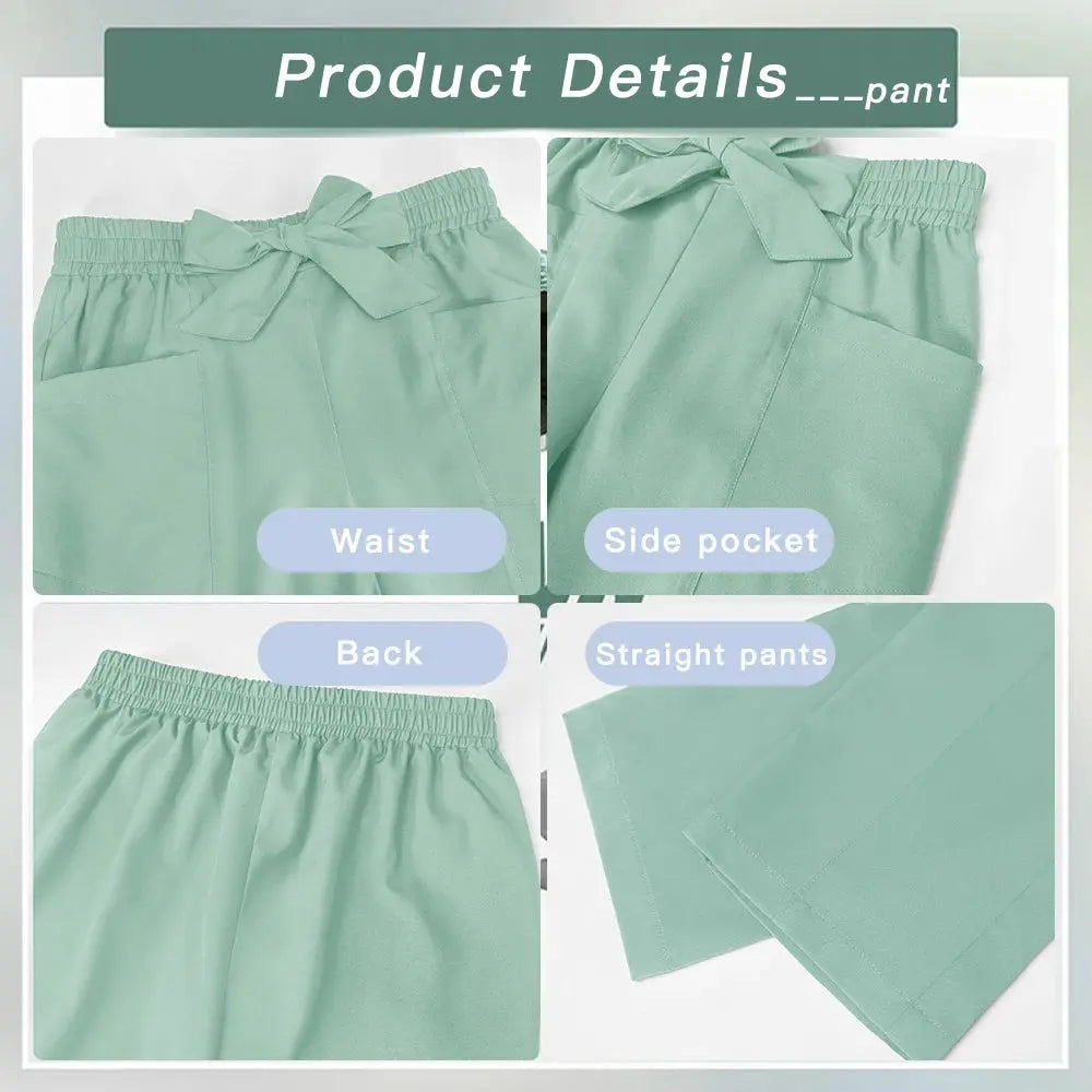 Short sleeve clinic work wear, women's medical uniforms, Hospital scrubs, Dental clinic scrub suit, CJdropshipping nurses accessories.
