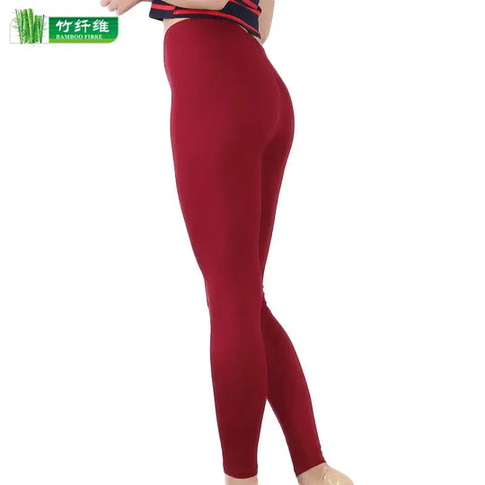 Women's bamboo fiber stretch leggings, nine point pants, casual, plus size, spring, summer and fall, new from 2024 DSers Fulfillment
