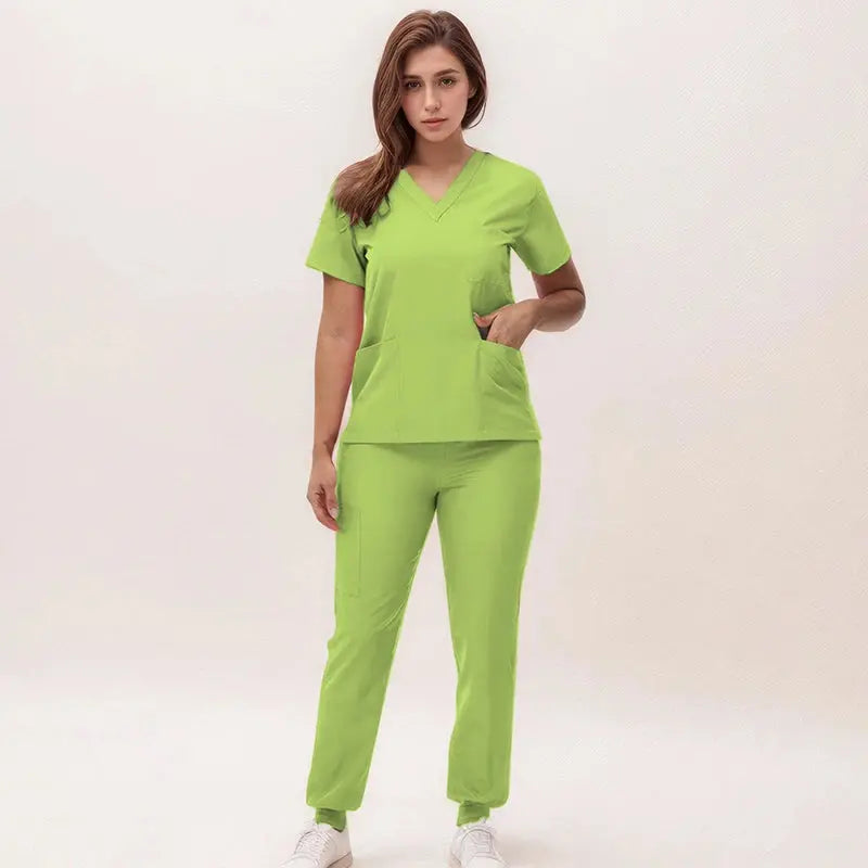 2025 new v-neck nursing scrubs, jogging pants, surgical scrubs sets, dentist nursing scrubs, hospital scrubs, hospital scrubs S21 MedSurgery Store For Digital Health