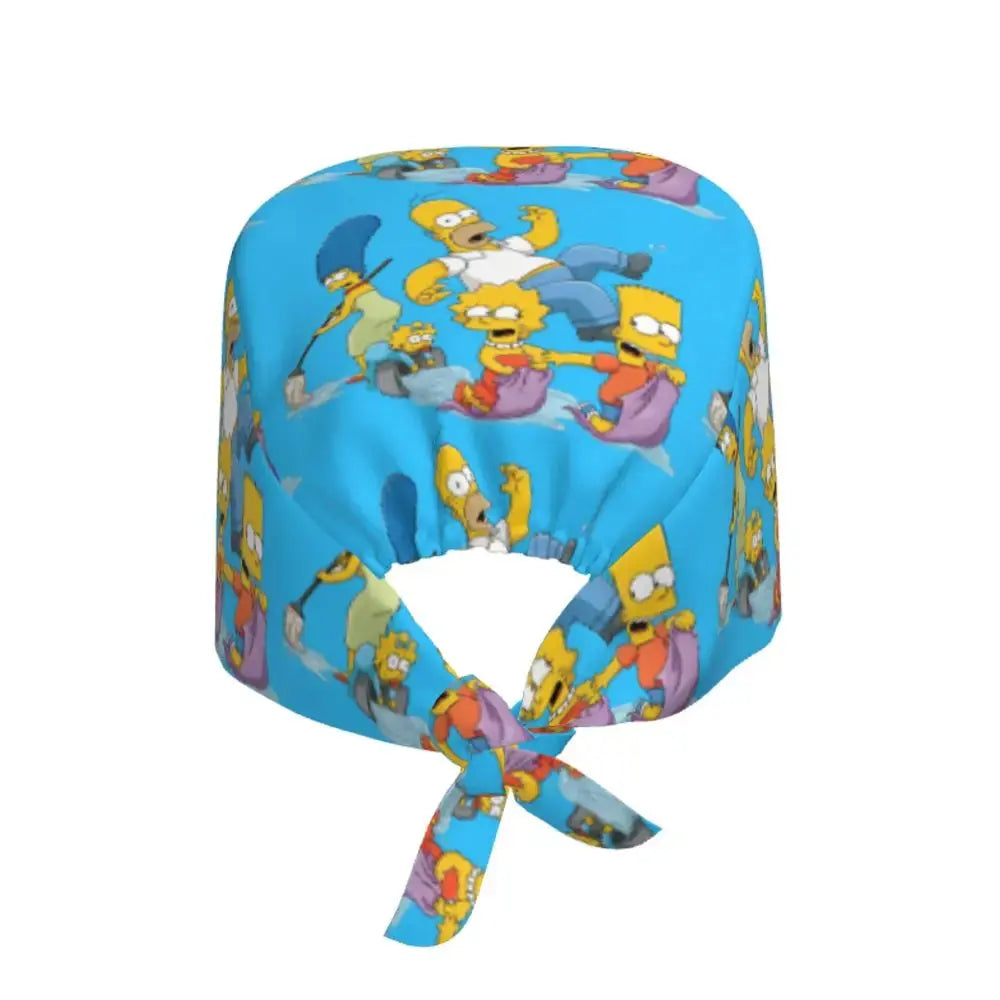 Personalized adjustable work cap with brain explosion, Simpsons surgical cap, surgical cap for nursing, doctor, surgeon, for Chef MedSurgery Store For Digital Health