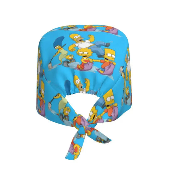 Personalized adjustable work cap with brain explosion, Simpsons surgical cap, surgical cap for nursing, doctor, surgeon, for Chef MedSurgery Store For Digital Health