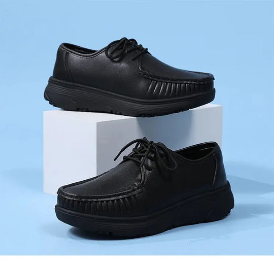 STRONGSHEN, white platform shoes, women's nursing shoes, light and comfortable casual work shoes, women's fashion slip-on shoes MedSurgery Store For Digital Health