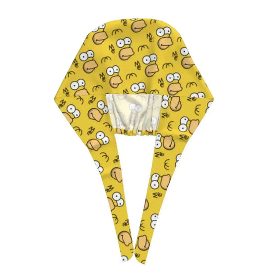Customized The Simpsons Cartoon Cartoon Medical Staff Scrubs Hat Men Women Doctor Nursing Surgical Scrub Caps MedSurgery Store For Digital Health