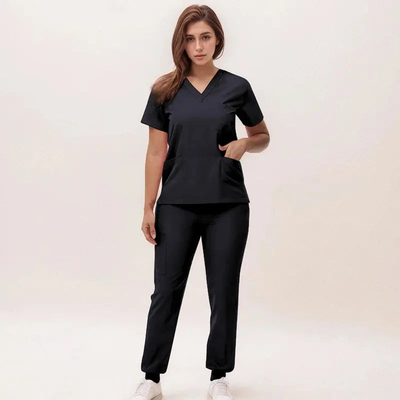2025 new v-neck nursing scrubs, jogging pants, surgical scrubs sets, dentist nursing scrubs, hospital scrubs, hospital scrubs S21 MedSurgery Store For Digital Health