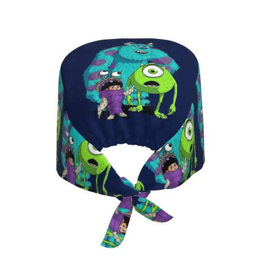 Customized adjustable work cap with Monsters University cartoon, surgical cap for men and women, surgical cap for nursing, doctor and surgeon MedSurgery Store For Digital Health