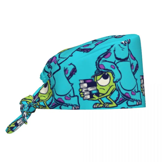 Customized adjustable work cap with Monsters University cartoon, surgical cap for men and women, surgical cap for nursing, doctor and surgeon MedSurgery Store For Digital Health