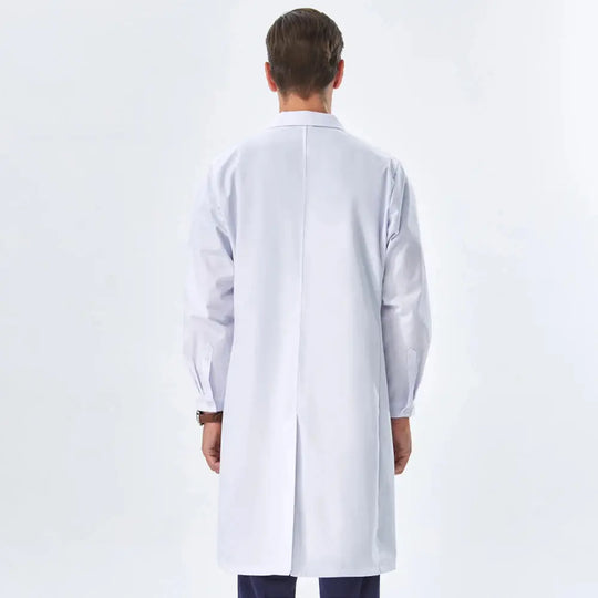 Cheap white lab coat for women, men, students, chemistry, healthcare professional, nurse, long sleeve, doctor's lab coat XK002 MedSurgery Store For Digital Health