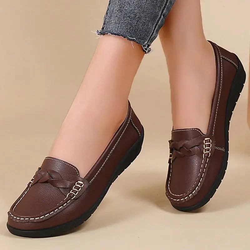 Women's Shoes 2025, New Soft Leather Flat Shoes, Women's Loafers, Casual Flat Shoes, Women's Shoes, White Shoes for Women MedSurgery Store For Digital Health