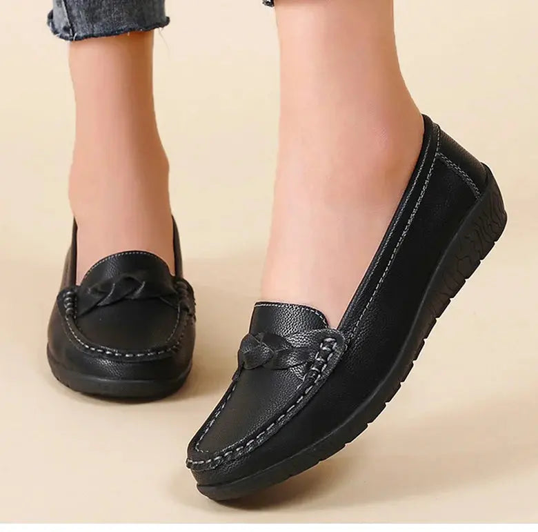 Women's Shoes 2025, New Soft Leather Flat Shoes, Women's Loafers, Casual Flat Shoes, Women's Shoes, White Shoes for Women MedSurgery Store For Digital Health