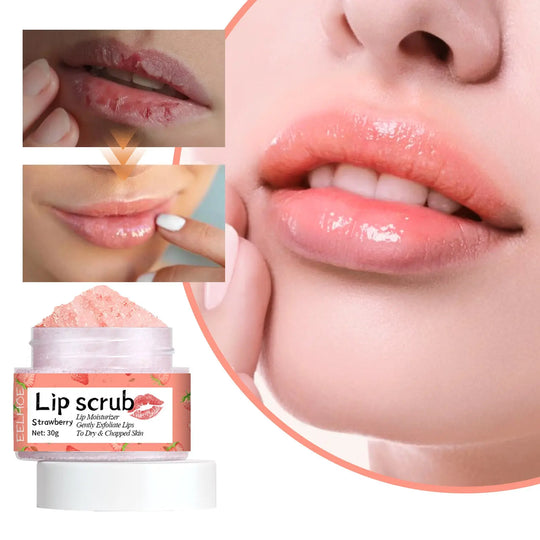 EELHOE Strawberry Lip Scrub - Intense Moisturizing and Lip Repair CJdropshipping