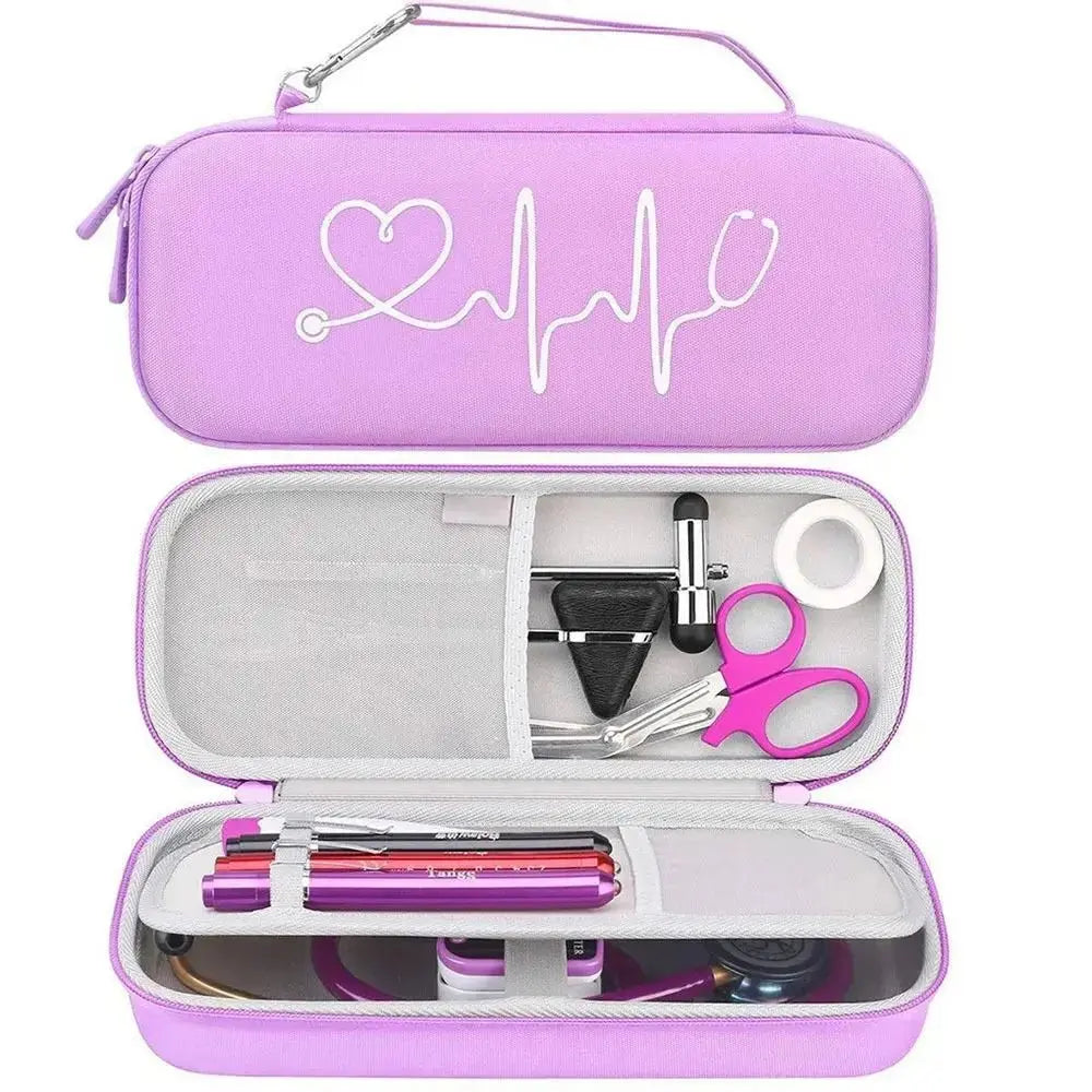 Portable empty non-woven emergency bag, multifunctional stethoscope, EVA storage bag, square hard shell medical storage box for homeardsers - fulfillment - serviceMedSurgery Store For Digital Health1005009586630889 - black - 1pcsBlack1pcsPortable empty non-woven emergency bag, multifunctional stethoscope, EVA storage bag, square hard shell medical storage box for home.