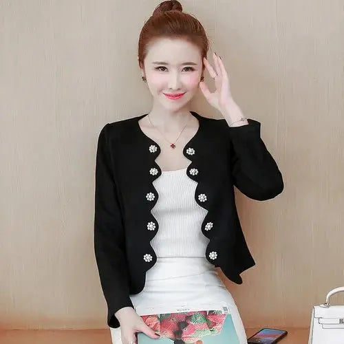 Women's long-sleeved jacket, fall coat, C122, 2024Apparel & Accessoriesdsers - fulfillment - serviceMedSurgery Store For Digital Health4000280655728 - black - SNegroWomen's long-sleeved jacket, fall coat, C122, 2024