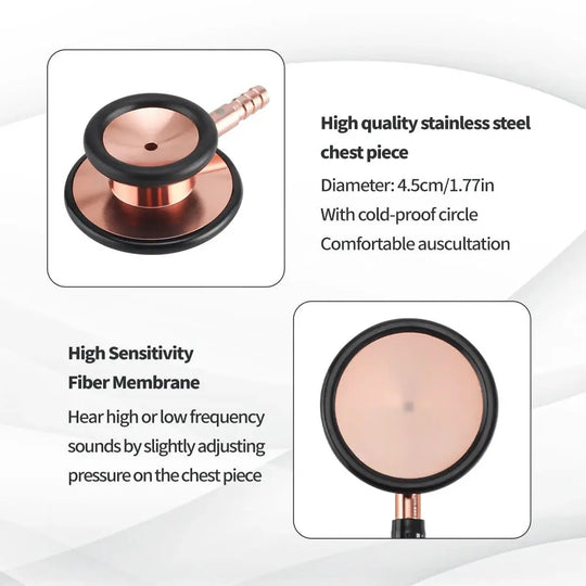 Double-sided medical stethoscope, professional - Medical equipment.Medical equipmentodsers - fulfillment - serviceMedSurgery Store For Digital Health1005009192649741 - Pink - Rose Gold - United StatesPink - Rose GoldUnited StatesDouble-sided medical stethoscope, professional - Medical equipment.