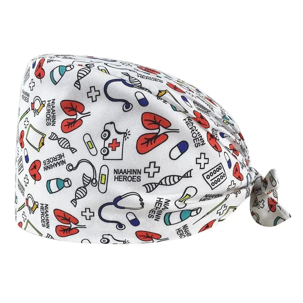 Cartoon doctor operating room pattern print nursing head cap, surgical cap for Pet Hospital, Unisex exfoliating cap for dentist 2023MedSurgery Store For Digital HealthMedSurgery Store For Digital Health1005006902975345 - NO.4 - NO.17NO.17NO.4NO.17Nursing head cap with cartoon doctor operating room pattern print, surgical cap for Pet Hospital, Unisex exfoliating cap for dentist 2023