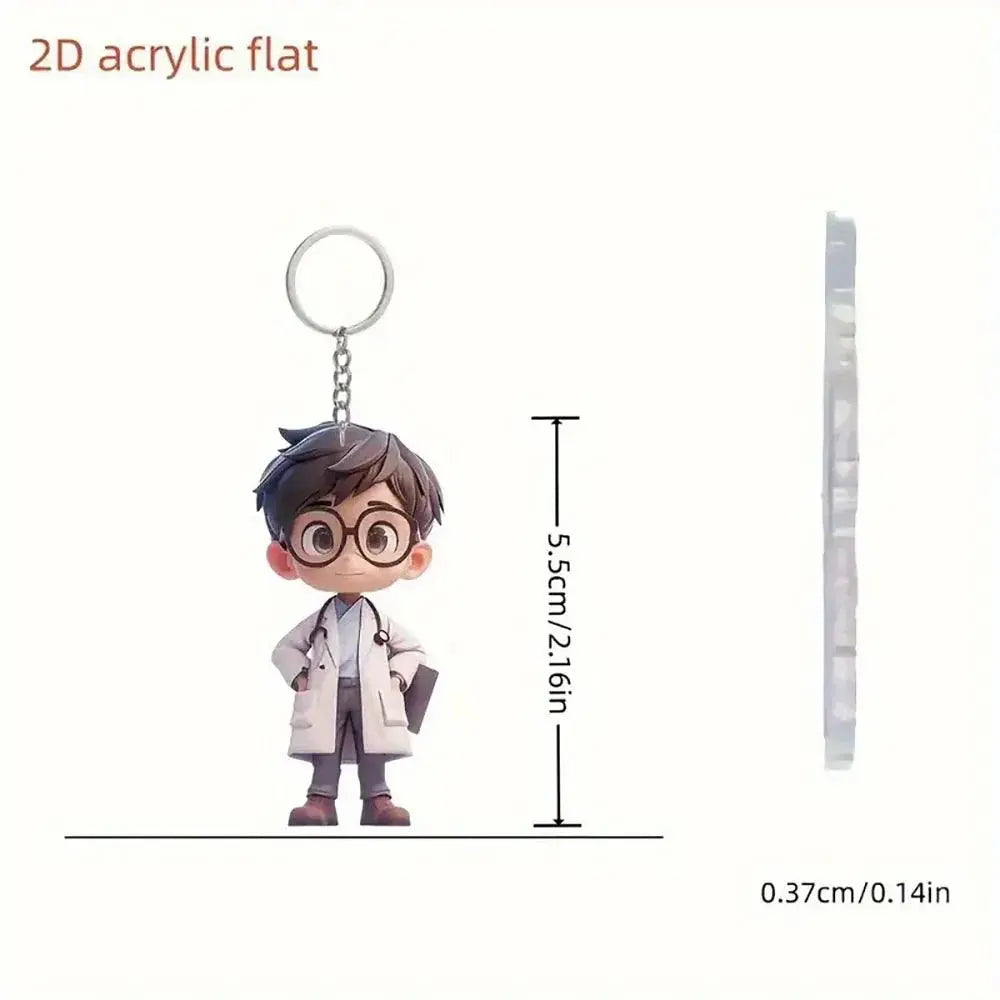 Acrylic keychain in the shape of health care workers. Ideal for medical or nursing studentsApparel & Accessoriesdsers - fulfillment - serviceMedSurgery Store For Digital Health1005008559091136 - Style 4 - CHINAStyle 4CHINALacrylic keychain in the shape of health care workers. Ideal for medical or nursing students