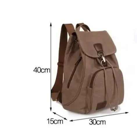 🎒Casual Canvas Backpack for Healthcare Professionals - Spacious and Modern....