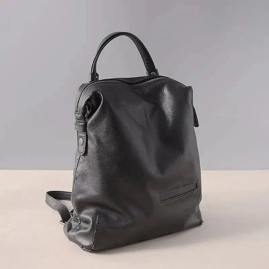 🎒 Women's Leather Backpack - Professional Style and Large Capacity for Medical Guards...