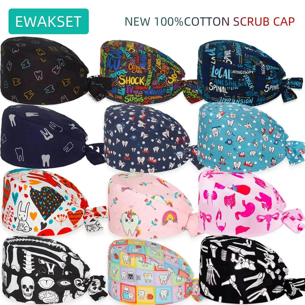 New pattern Scrub Cap nurse medical spa beauty dental pet shop work hats 100% cotton medical hospital clinic surgical caps unisexMedSurgery Store For Digital HealthMedSurgery Store For Digital Health1005009217351263 - scrub cap 004 - One Sizescrub cap 004One SizeNew pattern Scrub Cap nurse medical spa beauty dental pet shop work hats 100% cotton medical hospital clinic surgical caps unisex